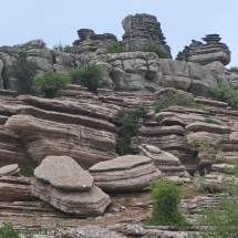 More rocks on the orange trail of El Torcal